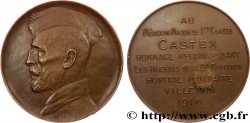 DRITTE FRANZOSISCHE REPUBLIK Médaille, Hommage au médecin major Castex