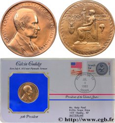 ÉTATS-UNIS D&nbsp;AMÉRIQUE Enveloppe “Timbre médaille”, Présidents des États-Unis
