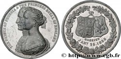 GRANDE BRETAGNE - VICTORIA Médaille, Mariage de Victoria Adélaïde, princesse royale d’Angleterre, et Frédéric Guillaume, prince de Prusse TTB