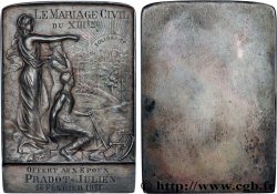 LOVE AND MARRIAGE Plaquette, Mariage civil