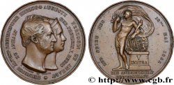 GERMANY - ANHALT Médaille, Noces d’argent d’Heinrich Anhalt-Cöthen et Auguste (née Kostritz Reuss)