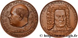 ARTISTS : DANCERS, MUSICIANS, COMPOSITORS Médaille, Souvenir Pablo Casals et Jean-Sébastien Bach