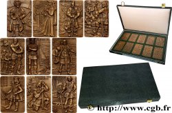 PORTUGAL Coffret de 10 médailles, Les navigateurs SUP