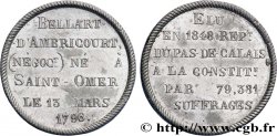 DEUXIÈME RÉPUBLIQUE Médaille, élection des représentants, Bellart d’Ambricourt