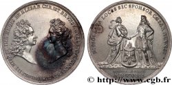 HOLY ROMAN EMPIRE - CHARLES VI Médaille, Mariage de Charles III le prétendant, Roi d’Espagne, et Elisabeth Christine de Brunswick-Wolfenbûttel
