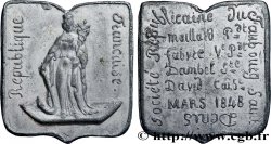 SECOND REPUBLIC Médaille, Société républicaine du Faubourg Saint-Denis