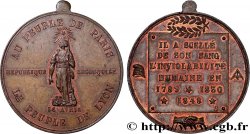 DEUXIÈME RÉPUBLIQUE Médaille, Au Peuple de Paris