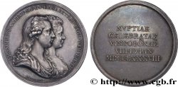 AUTRICHE - FRANÇOIS D AUTRICHE Médaille, Mariage de l’archiduc François, futur François Ier d’Autriche, avec Elisabeth de Wurtemberg
