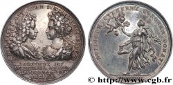 AUSTRIA - HOLY ROMAN EMPIRE - JOSEPH I Médaille, Mariage de Joseph Ier et Wilhelmine Amalie de Braunschweig Lünebourg