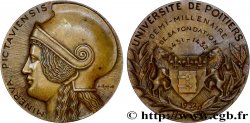 TROISIÈME RÉPUBLIQUE Médaille, demi-millénaire de l’Université de Poitiers
