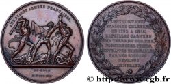 LUDWIG XVIII Médaille, Aux braves armées françaises