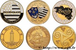 LOTES Lot de 3 médailles touristiques de la Bretagne