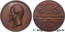 ZWEITES KAISERREICH Médaille, Construction du pont de l’Alma à Paris