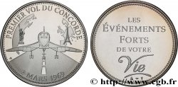 AVIATION : AVIATORS & AIRPLANES Médaille, Premier vol du Concorde