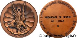 QUINTA REPUBLICA FRANCESA Médaille, 44e Division militaire, 11e Division parachutiste