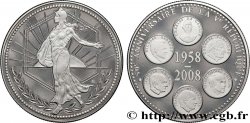 QUINTA REPUBLICA FRANCESA Médaille, 50e anniversaire de la Ve République