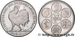 CINQUIÈME RÉPUBLIQUE Médaille, Essai, Fin du cours légal du Franc