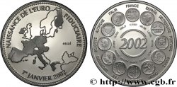 QUINTA REPUBBLICA FRANCESE Médaille, Essai, Naissance de l’Euro fiduciaire