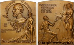 ROMANIA - CHARLES I Plaquette, Exposition de Bucarest