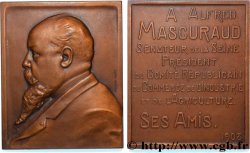 TROISIÈME RÉPUBLIQUE Plaquette, A Alfred Mascuraud, Sénateur de la Seine