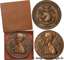 QUATRIÈME RÉPUBLIQUE Médaille, Compagnie des messageries maritimes, Laos SUP