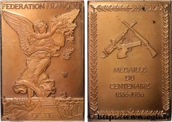 QUINTA REPUBLICA FRANCESA Plaquette, Fédération française de tir, Centenaire