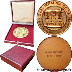 V REPUBLIC Médaille, Compagnie des notaires de la Manche