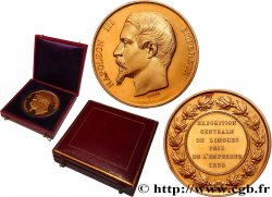 SECOND EMPIRE Médaille, Exposition centrale de Limoges, Prix de l’empereur