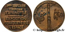 CINQUIÈME RÉPUBLIQUE Médaille, Exposition philatélique “La Conquête de l’espace”