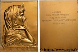 V REPUBLIC Plaque, La pensée par Prud’homme, Académie de la pensée française, Prix André Loup