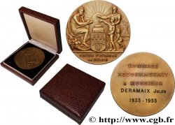 QUATRIÈME RÉPUBLIQUE Médaille, Caisse d’épargne de Reims, Hommage reconnaissant