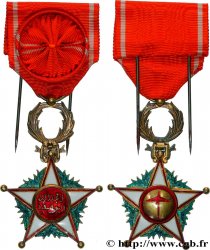 MAROC - PROTECTORAT FRANÇAIS Médaille, Étoile de chevalier de l’ordre du Ouissam alaouite