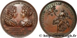 AUTRICHE - SAINT-EMPIRE ROMAIN GERMANIQUE - JOSEPH Ier Médaille, Mariage de Joseph Ier et Wilhelmine Amalie de Braunschweig Lünebourg