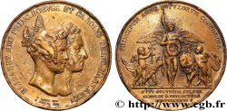 ALLEMAGNE - GRAND-DUCHÉ DE HESSE - LOUIS II Médaille, Mariage du Prince Karl Wilhem Ludwig de Hesse et du Rhin avec la Princesse Elisabeth de Prusse
