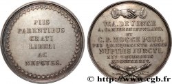 PAESI BASSI Médaille, Noces d’or de W. A. Jonge de Campensnieuwland, Maire de Zierikzee et de son épouse C. P. née Mogge Pous