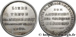 DEUTSCHLAND - HESSEN-DARMSTADT Médaille, Noces d’or de Louis X de Hesse-Darmstadt et Louise de Hesse-Darmstadt