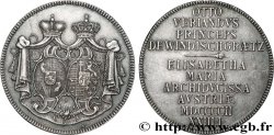 BOHEMIA Médaille, Mariage d’Otto Weriand, Prince de Windisch-Graetz et Elisabeth Marie Archiduchesse d’Autriche