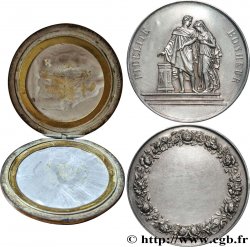 AMOUR ET MARIAGE Médaille de mariage, Fidélité et Bonheur, transformée en boîte de mariage