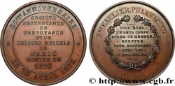 ASSURANCES Médaille, 50e anniversaire de la Société protestante et prévoyance et de secours mutuels de Paris