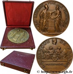 BANQUE DE FRANCE Médaille de récompense, La sagesse fixe la fortune AU