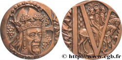 CINQUIÈME RÉPUBLIQUE Médaille, Charles IV