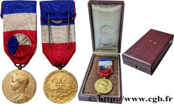 CUARTA REPUBLICA FRANCESA Médaille d’honneur du travail, Ministère du travail et de la sécurité sociale, Vermeil