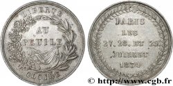 LOUIS-PHILIPPE - LES TROIS GLORIEUSES Médaille, Gloire au peuple