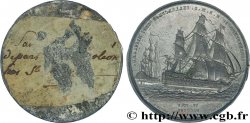CIEN DIAS Médaille, Reddition de Napoléon, Empreinte du revers