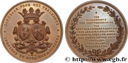 PAYS-BAS - ROYAUME DES PAYS-BAS - GUILLAUME II Médaille, Noces d’argent de Mr Hugo, baron van Zuylen van Nyjevelt et Cornélia Adriana Boreel