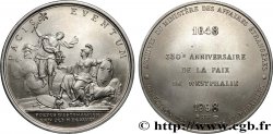 QUINTA REPUBLICA FRANCESA Médaille, 350e anniversaire de la Paix de Westphalie