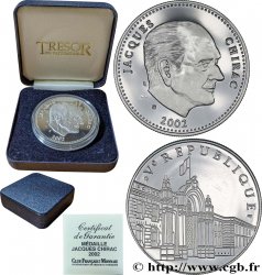 CINQUIÈME RÉPUBLIQUE Médaille, Jacques Chirac BE