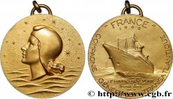 FUNFTE FRANZOSISCHE REPUBLIK Médaille, Paquebot France