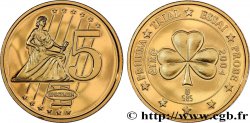 EUROPE Médaille, Specimen 5 €uro, Irlande