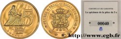 EUROPA Médaille, Specimen 5 €uro, Belgique